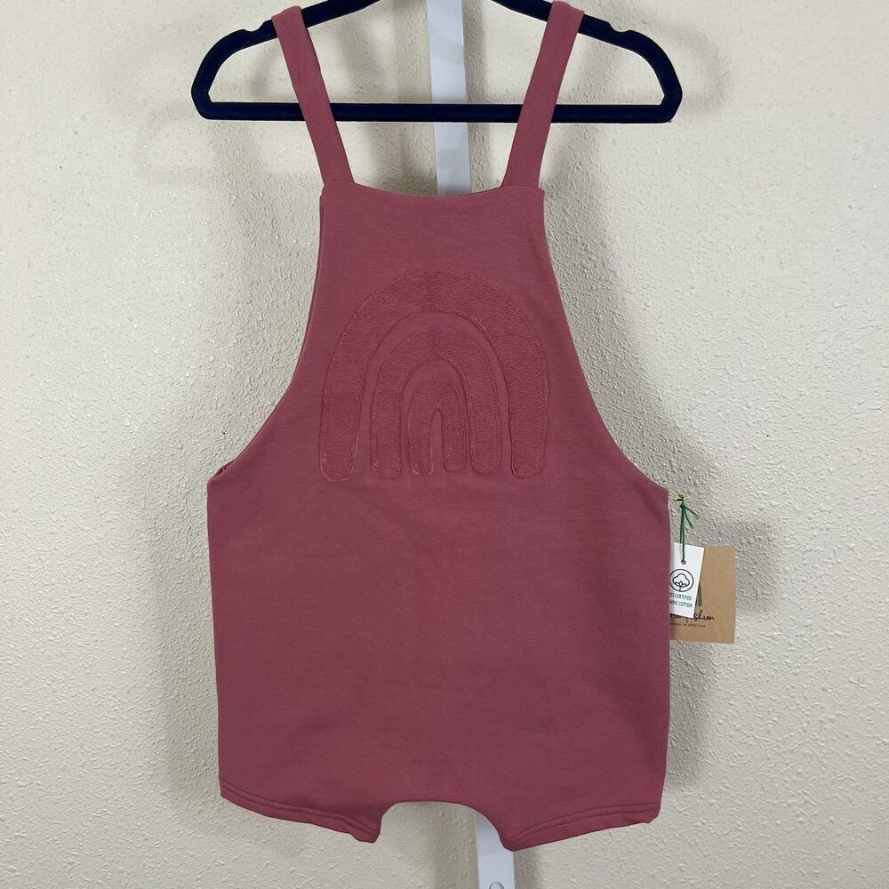 NWT Phaedra Fashion Organic Cotton Rainbow Romper Girls 2T Handmade Oregon READ